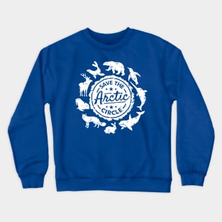 Arctic Animal Conservation - Save The Arctic Circle Crewneck Sweatshirt